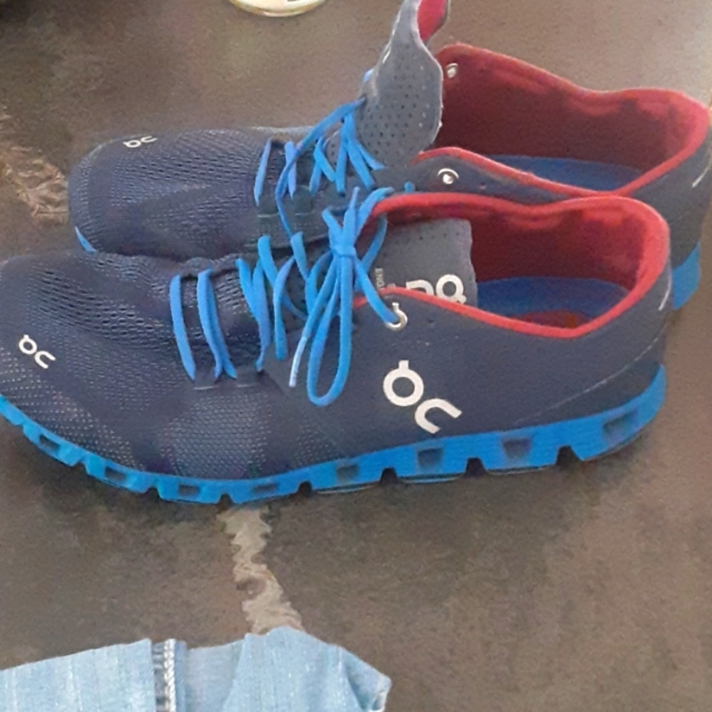 On cloud shoes